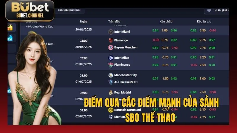 Các bộ môn và giải đấu tại sảnh luôn được cập nhật liên tục theo thời gian thực