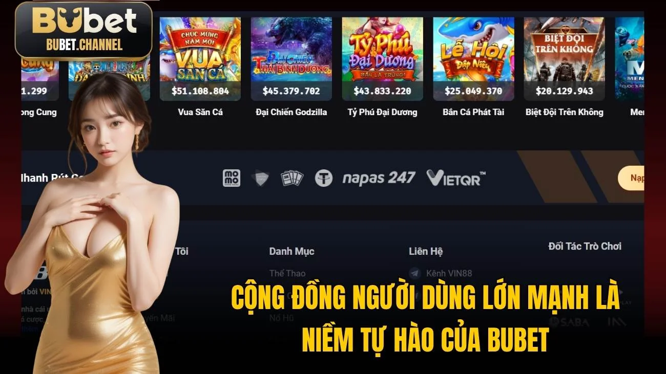 Cộng đồng người dùng lớn mạnh là niềm tự hào của BUBET