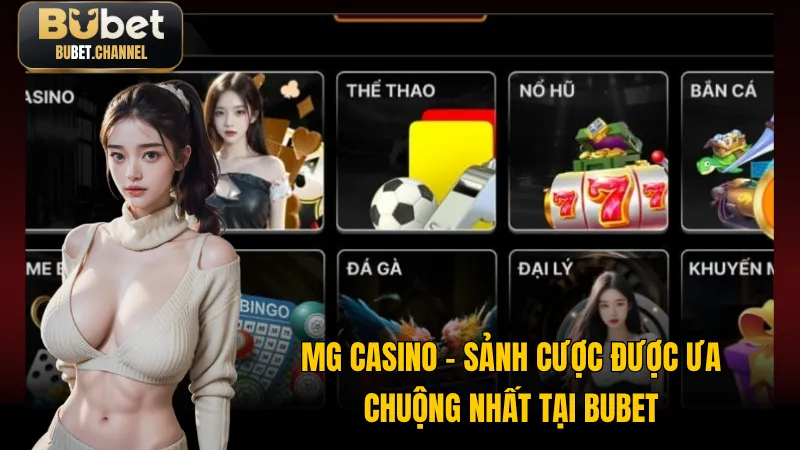 MG Casino là sảnh cược nổi bật tại BUBET với giao diện thân thiện, trò chơi hấp dẫn, hỗ trợ 24/7 và hệ thống bảo mật hiện đại hàng đầu hiện nay. MG Casino - Sảnh Cược Được Ưa Chuộng Nhất Tại BUBET MG Casino là sòng bài trực tuyến được nhiều người chơi đánh giá cao nhờ vào danh mục game đa dạng, công nghệ bảo mật tiên tiến cùng môi trường cá cược minh bạch. Tại đây, bạn có thể trải nghiệm các trò chơi bài kinh điển với chất lượng hình ảnh sắc nét và tốc độ xử lý mượt mà. Cùng BU BET khám phá tất cả tiện ích nổi bật đang chờ đón bạn tại từ sảnh cược này. Thông tin chung về nhà cung cấp MG Casino Microgaming, viết tắt là MG, là một trong những nhà cung cấp trò chơi casino lâu đời, có danh tiếng nhất trên thế giới, hiện đã có mặt tại nhà cái BUBET. Với lịch sử hình thành từ năm 1994, MG không chỉ là đơn vị tiên phong phát triển phần mềm cá cược trực tuyến mà còn luôn duy trì vị thế hàng đầu về chất lượng sản phẩm. Hệ thống máy chủ mà MG Casino vận hành luôn đạt chuẩn an ninh cao, tốc độ xử lý mượt mà, đảm bảo tính ổn định trong mọi thời điểm cao điểm. Giao diện các trò chơi được tối ưu hóa với hình ảnh sắc nét, âm thanh sống động với khả năng tương thích trên nhiều thiết bị. Một vài nét sơ lược về nhà phá hành MG Casino Ngoài ra, mỗi sản phẩm đều tích hợp tính năng bảo mật thông tin cá nhân nghiêm ngặt, tạo sự yên tâm tuyệt đối cho người dùng. Đây là lý do vì sao MG được đông đảo cộng đồng quốc tế đánh giá là thương hiệu có giá trị bền vững trong ngành game bài trực tuyến. Điểm mạnh của sảnh MG Casino Sảnh Microgaming tại BUBET là môi trường giải trí chuyên nghiệp, mang đến cho người chơi những giá trị vượt mong đợi. Dưới đây là ba điểm mạnh nổi bật giúp sảnh chơi này trở thành điểm đến yêu thích của hàng triệu cược thủ. Cung cấp nhiều phòng live đa dạng cho người chơi MG sòng bài mang đến hàng loạt phòng chơi trực tuyến. Mỗi phòng đều được thiết kế theo một chủ đề riêng biệt, từ phong cách cổ điển phương Tây đến không gian châu Á hiện đại, giúp bạn thay đổi trải nghiệm liên tục mà không bị nhàm chán. Các bàn cược tại đây phục vụ liên tục 24/7, chia thành nhiều mức cược khác nhau để phù hợp cả người mới lẫn cao thủ. MG Casino có mức thưởng cực cao Sảnh MG sòng bài tại BUBET nổi tiếng với mức trả thưởng hấp dẫn thuộc top đầu thị trường sòng bài trực tuyến. Từng trò chơi đều có cơ chế trả thưởng rõ ràng và cạnh tranh, ví dụ như Baccarat với tỷ lệ 1:1 cho cược đơn giản hoặc lên đến 1:11 nếu chọn đúng cược phụ. Trò Roulette cũng có tỷ lệ ăn cược cao tùy chọn từ 1:1 đến 1:35, tuỳ vào kiểu cược người chơi chọn. Nhà phát hành mang đến một tỷ lệ thưởng hoàn hảo Ngoài tỷ lệ cao, sảnh còn áp dụng chính sách hoàn trả và tích điểm đổi thưởng theo tuần/tháng. Điều này vừa hỗ trợ giảm rủi ro khi thua vừa tăng thêm cơ hội tích lũy phần thưởng dài hạn cho hội viên tham gia. Dealer dẫn bàn vừa xinh đẹp vừa chuyên nghiệp Các dealer tại sảnh MG Casino không chỉ sở hữu ngoại hình nổi bật mà còn được đào tạo bài bản về kỹ năng điều hành và ứng xử. Họ sẽ trực tiếp chia bài, quay bánh xe và tạo không khí chuyên nghiệp trong suốt quá trình chơi. Với khả năng tương tác tốt bằng nhiều ngôn ngữ, dealer sẽ giúp bạn cảm thấy như đang ngồi trong một sòng bạc thực thụ ở Macau hay Las Vegas. 03 sản phẩm cá cược hấp dẫn tại sòng bài MG Kho game tại sảnh MG Casino quy tụ nhiều trò chơi cá cược kinh điển. Trong đó, ba sản phẩm dưới đây đang thu hút sự quan tâm lớn nhờ tính giải trí cao cùng cơ hội chiến thắng hấp dẫn. Roulette Roulette tại sòng bài MG được phát triển theo phiên bản Châu Âu với 37 ô số từ 0 đến 36, tạo ra tỷ lệ thắng nhỉnh hơn so với phiên bản Mỹ. Trò chơi này cho phép người chơi đặt cược vào nhiều kiểu như đơn số, nhóm số, chẵn/lẻ, màu sắc… giúp tăng tính chiến thuật trong mỗi lượt quay. Bàn chơi cò quay với nhiều hình thức cược đa dạng Điểm nổi bật của Roulette MG Casino là tính trực quan cao, kết hợp hiệu ứng hình ảnh đẹp mắt cùng hệ thống hiển thị lịch sử cược để người chơi dễ theo dõi chuỗi kết quả. Nhờ đó, bạn có thể dễ dàng đưa ra quyết định tối ưu cho mỗi lần đặt cược. Baccarat Baccarat là trò chơi đối kháng giữa cửa Nhà Cái và Người Chơi và bạn chỉ cần chọn đúng cửa sẽ nhận phần thưởng hấp dẫn. Luật chơi đơn giản nhưng lại có chiều sâu chiến thuật nhờ các biến thể như Super 6, Baccarat Không Hoa Hồng hay No Commission Baccarat. Tại sảnh MG Casino, các bàn Baccarat luôn sôi động với nhiều người tham gia cùng lúc. Hệ thống phân tích tỷ lệ cược chi tiết và giao diện tương tác thân thiện giúp anh em dễ dàng kiểm soát tình hình. Bên cạnh đó, bạn còn có thể xem thống kê lịch sử thắng thua theo từng ván để đưa ra chiến lược cụ thể cho phiên chơi sau. Sicbo Sicbo, hay còn gọi là Tài Xỉu ba viên, là trò đổ xúc xắc quen thuộc, rất được yêu thích nhờ tốc độ ván chơi nhanh. Anh em chỉ cần dự đoán tổng điểm 3 viên xúc xắc sau khi Dealer lắc để đặt cược. Các tùy chọn cược rất phong phú: tổng điểm, bộ đôi, bộ ba đồng nhất, số lẻ/chẵn… Tại BUBET, phiên bản Sicbo do MG Casino phát hành được đánh giá cao bởi tính công khai, minh bạch với giao diện dễ thao tác. Người mới có thể bắt đầu với những kiểu cược cơ bản như Tài/Xỉu trong khi cao thủ có thể thử sức với cược bộ ba có tỷ lệ ăn lên tới 150 lần. Lời kết MG Casino BUBET mang đến không gian cá cược đỉnh cao với hệ thống dịch vụ chuyên nghiệp, ổn định và uy tín. Từng ưu điểm của sảnh chơi đã được trình bày rõ ràng để giúp bạn hiểu vì sao nơi đây được tin tưởng lựa chọn. Đừng bỏ lỡ cơ hội trải nghiệm và chiến thắng ngay hôm nay tại đơn vị của chúng tôi. MG Casino - Sảnh Cược Được Ưa Chuộng Nhất Tại BUBET MG Casino - Sảnh Cược Được Ưa Chuộng Nhất Tại BUBET MG Casino là sòng bài trực tuyến được nhiều người chơi đánh giá cao nhờ vào danh mục game đa dạng, công nghệ bảo mật tiên tiến cùng môi trường cá cược minh bạch. Tại đây, bạn có thể trải nghiệm các trò chơi bài kinh điển với chất lượng hình ảnh sắc nét và tốc độ xử lý mượt mà. Cùng BU BET khám phá tất cả tiện ích nổi bật đang chờ đón bạn tại từ sảnh cược này. Thông tin chung về nhà cung cấp MG Casino Microgaming, viết tắt là MG, là một trong những nhà cung cấp trò chơi casino lâu đời, có danh tiếng nhất trên thế giới, hiện đã có mặt tại nhà cái BUBET. Với lịch sử hình thành từ năm 1994, MG không chỉ là đơn vị tiên phong phát triển phần mềm cá cược trực tuyến mà còn luôn duy trì vị thế hàng đầu về chất lượng sản phẩm. Hệ thống máy chủ mà MG Casino vận hành luôn đạt chuẩn an ninh cao, tốc độ xử lý mượt mà, đảm bảo tính ổn định trong mọi thời điểm cao điểm. Giao diện các trò chơi được tối ưu hóa với hình ảnh sắc nét, âm thanh sống động với khả năng tương thích trên nhiều thiết bị. Một vài nét sơ lược về nhà phá hành MG Casino Ngoài ra, mỗi sản phẩm đều tích hợp tính năng bảo mật thông tin cá nhân nghiêm ngặt, tạo sự yên tâm tuyệt đối cho người dùng. Đây là lý do vì sao MG được đông đảo cộng đồng quốc tế đánh giá là thương hiệu có giá trị bền vững trong ngành game bài trực tuyến. Điểm mạnh của sảnh MG Casino Sảnh Microgaming tại BUBET là môi trường giải trí chuyên nghiệp, mang đến cho người chơi những giá trị vượt mong đợi. Dưới đây là ba điểm mạnh nổi bật giúp sảnh chơi này trở thành điểm đến yêu thích của hàng triệu cược thủ. Cung cấp nhiều phòng live đa dạng cho người chơi MG sòng bài mang đến hàng loạt phòng chơi trực tuyến. Mỗi phòng đều được thiết kế theo một chủ đề riêng biệt, từ phong cách cổ điển phương Tây đến không gian châu Á hiện đại, giúp bạn thay đổi trải nghiệm liên tục mà không bị nhàm chán. Các bàn cược tại đây phục vụ liên tục 24/7, chia thành nhiều mức cược khác nhau để phù hợp cả người mới lẫn cao thủ. MG Casino có mức thưởng cực cao Sảnh MG sòng bài tại BUBET nổi tiếng với mức trả thưởng hấp dẫn thuộc top đầu thị trường sòng bài trực tuyến. Từng trò chơi đều có cơ chế trả thưởng rõ ràng và cạnh tranh, ví dụ như Baccarat với tỷ lệ 1:1 cho cược đơn giản hoặc lên đến 1:11 nếu chọn đúng cược phụ. Trò Roulette cũng có tỷ lệ ăn cược cao tùy chọn từ 1:1 đến 1:35, tuỳ vào kiểu cược người chơi chọn. Nhà phát hành mang đến một tỷ lệ thưởng hoàn hảo Ngoài tỷ lệ cao, sảnh còn áp dụng chính sách hoàn trả và tích điểm đổi thưởng theo tuần/tháng. Điều này vừa hỗ trợ giảm rủi ro khi thua vừa tăng thêm cơ hội tích lũy phần thưởng dài hạn cho hội viên tham gia. Dealer dẫn bàn vừa xinh đẹp vừa chuyên nghiệp Các dealer tại sảnh MG Casino không chỉ sở hữu ngoại hình nổi bật mà còn được đào tạo bài bản về kỹ năng điều hành và ứng xử. Họ sẽ trực tiếp chia bài, quay bánh xe và tạo không khí chuyên nghiệp trong suốt quá trình chơi. Với khả năng tương tác tốt bằng nhiều ngôn ngữ, dealer sẽ giúp bạn cảm thấy như đang ngồi trong một sòng bạc thực thụ ở Macau hay Las Vegas. 03 sản phẩm cá cược hấp dẫn tại sòng bài MG Kho game tại sảnh MG Casino quy tụ nhiều trò chơi cá cược kinh điển. Trong đó, ba sản phẩm dưới đây đang thu hút sự quan tâm lớn nhờ tính giải trí cao cùng cơ hội chiến thắng hấp dẫn. Roulette Roulette tại sòng bài MG được phát triển theo phiên bản Châu Âu với 37 ô số từ 0 đến 36, tạo ra tỷ lệ thắng nhỉnh hơn so với phiên bản Mỹ. Trò chơi này cho phép người chơi đặt cược vào nhiều kiểu như đơn số, nhóm số, chẵn/lẻ, màu sắc… giúp tăng tính chiến thuật trong mỗi lượt quay. Bàn chơi cò quay với nhiều hình thức cược đa dạng Điểm nổi bật của Roulette MG Casino là tính trực quan cao, kết hợp hiệu ứng hình ảnh đẹp mắt cùng hệ thống hiển thị lịch sử cược để người chơi dễ theo dõi chuỗi kết quả. Nhờ đó, bạn có thể dễ dàng đưa ra quyết định tối ưu cho mỗi lần đặt cược. Baccarat Baccarat là trò chơi đối kháng giữa cửa Nhà Cái và Người Chơi và bạn chỉ cần chọn đúng cửa sẽ nhận phần thưởng hấp dẫn. Luật chơi đơn giản nhưng lại có chiều sâu chiến thuật nhờ các biến thể như Super 6, Baccarat Không Hoa Hồng hay No Commission Baccarat. Tại sảnh MG Casino, các bàn Baccarat luôn sôi động với nhiều người tham gia cùng lúc. Hệ thống phân tích tỷ lệ cược chi tiết và giao diện tương tác thân thiện giúp anh em dễ dàng kiểm soát tình hình. Bên cạnh đó, bạn còn có thể xem thống kê lịch sử thắng thua theo từng ván để đưa ra chiến lược cụ thể cho phiên chơi sau. Sicbo Sicbo, hay còn gọi là Tài Xỉu ba viên, là trò đổ xúc xắc quen thuộc, rất được yêu thích nhờ tốc độ ván chơi nhanh. Anh em chỉ cần dự đoán tổng điểm 3 viên xúc xắc sau khi Dealer lắc để đặt cược. Các tùy chọn cược rất phong phú: tổng điểm, bộ đôi, bộ ba đồng nhất, số lẻ/chẵn… Tại BUBET, phiên bản Sicbo do MG Casino phát hành được đánh giá cao bởi tính công khai, minh bạch với giao diện dễ thao tác. Người mới có thể bắt đầu với những kiểu cược cơ bản như Tài/Xỉu trong khi cao thủ có thể thử sức với cược bộ ba có tỷ lệ ăn lên tới 150 lần. Lời kết MG Casino BUBET mang đến không gian cá cược đỉnh cao với hệ thống dịch vụ chuyên nghiệp, ổn định và uy tín. Từng ưu điểm của sảnh chơi đã được trình bày rõ ràng để giúp bạn hiểu vì sao nơi đây được tin tưởng lựa chọn. Đừng bỏ lỡ cơ hội trải nghiệm và chiến thắng ngay hôm nay tại đơn vị của chúng tôi.