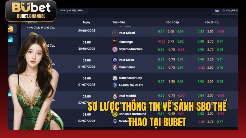 SBO thể thao sảnh game khủng cung cấp hơn 1.500 sự kiện mỗi ngày