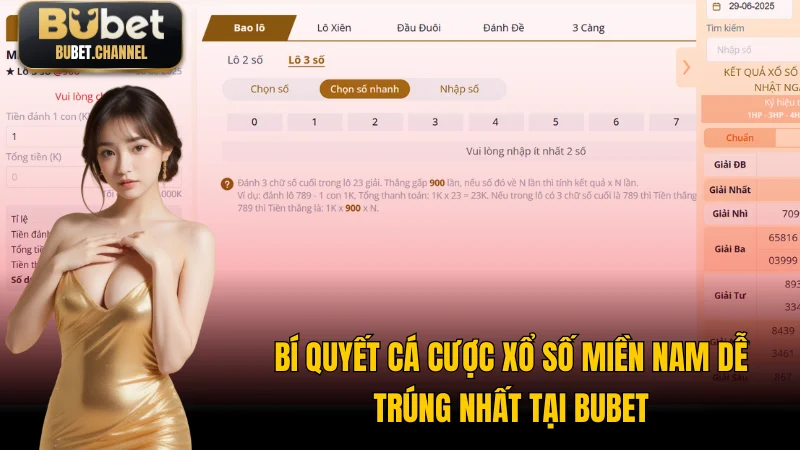Top 3 bí quyết cá cược XSMN dễ trúng nhất